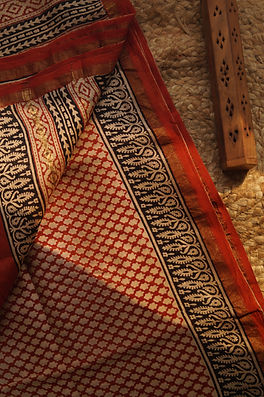 Soft Maroon  Saree 2